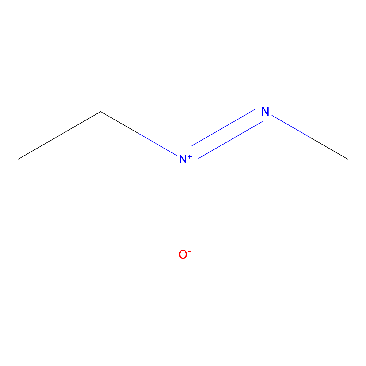 Z-Ethyl-O,N,N-azoxymethane molecular structure, CAS 57497-29-7