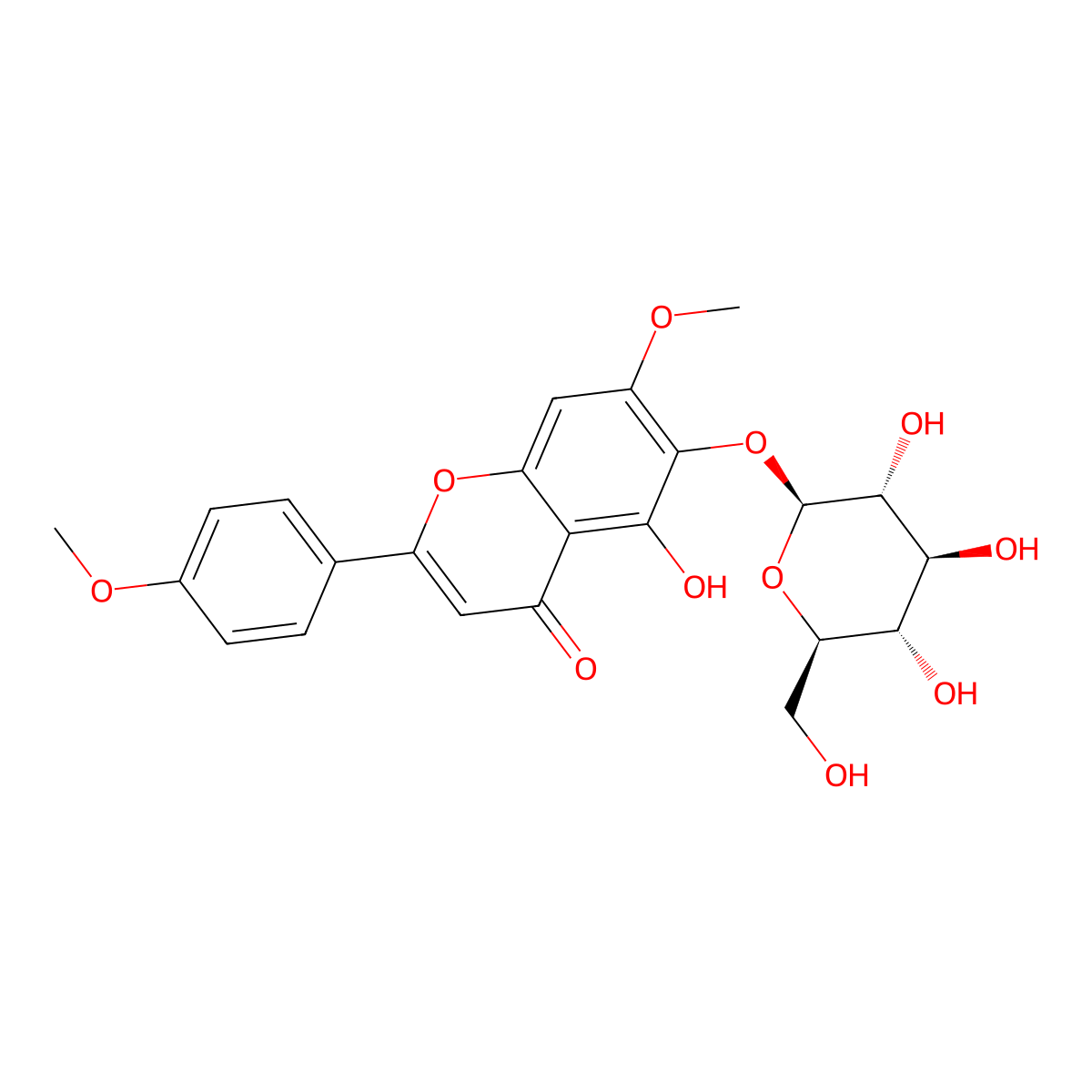 Angeflorin molecular structure, CAS 57498-69-8