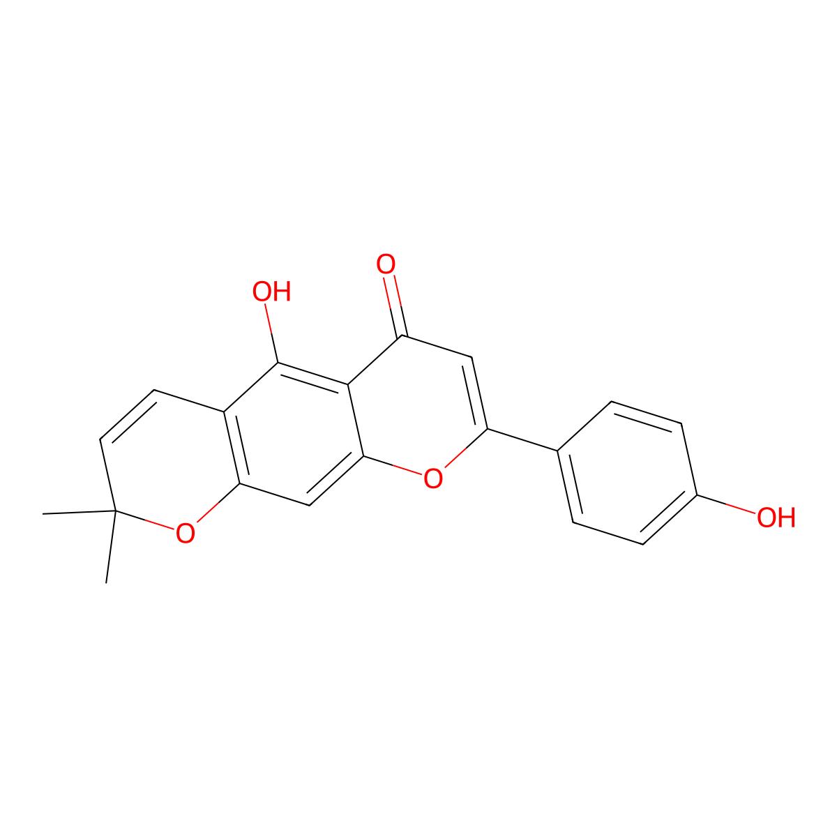Carpachromene molecular structure, CAS 57498-96-1