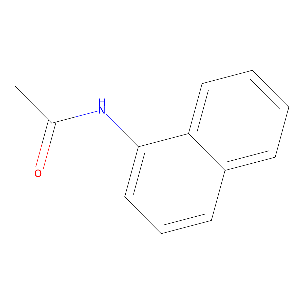 Acetamide, N-1-naphthalenyl- molecular structure, CAS 575-36-0