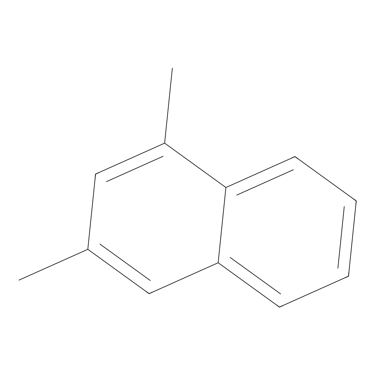 1,3-Dimethylnaphthalene molecular structure, CAS 575-41-7