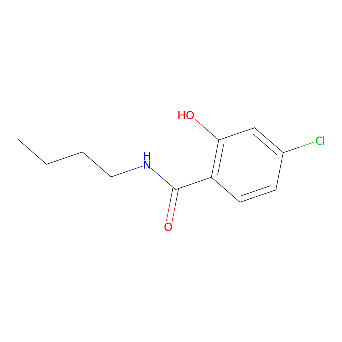 Buclosamide molecular structure, CAS 575-74-6