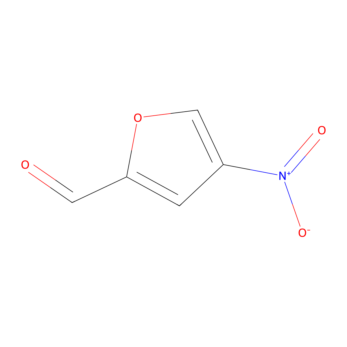 4-Nitrofurfural molecular structure, CAS 57500-49-9