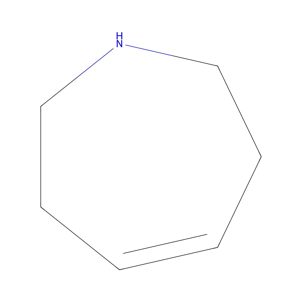 2,3,6,7-Tetrahydro-1H-azepine molecular structure, CAS 57502-46-2