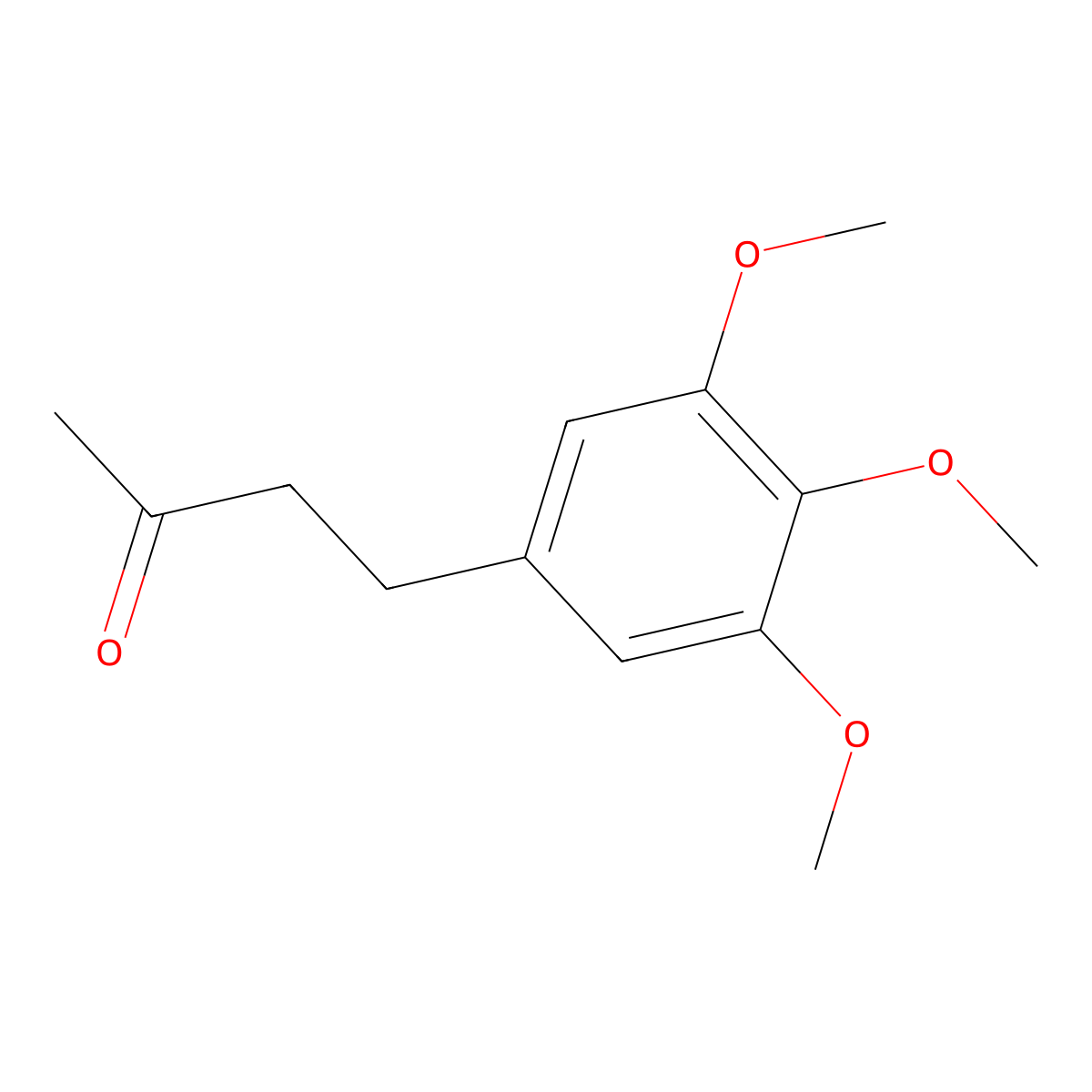 4-(3,4,5-Trimethoxyphenyl)butan-2-one molecular structure, CAS 57507-14-9