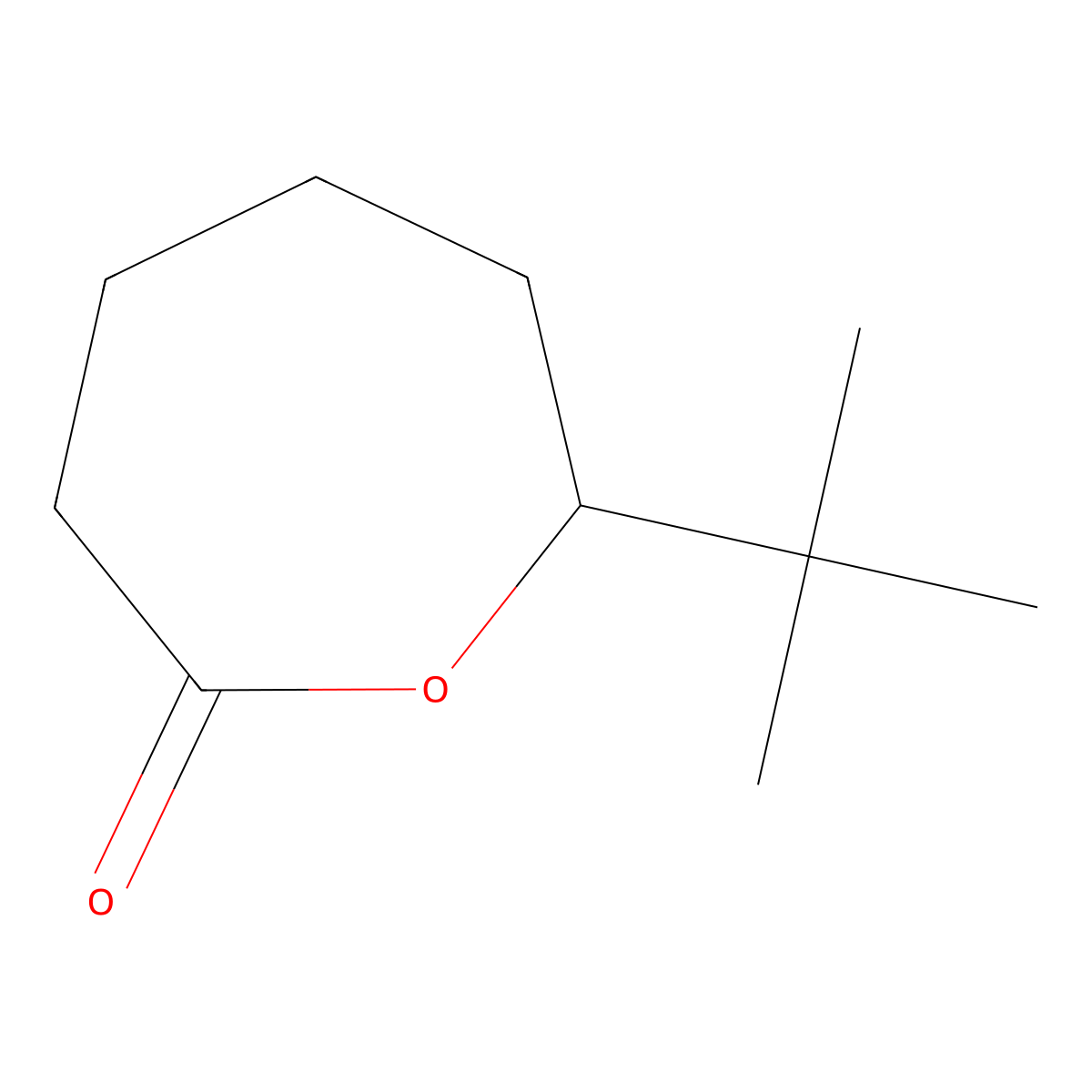 7-tert-Butyloxepan-2-one molecular structure, CAS 57512-44-4