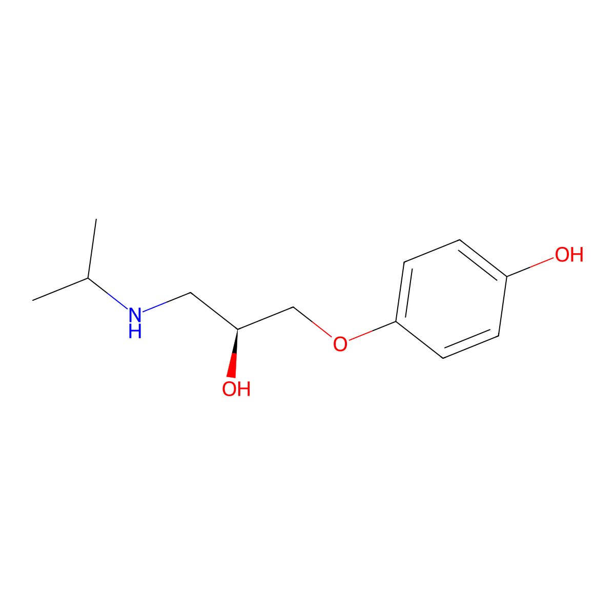 Prenalterol molecular structure, CAS 57526-81-5