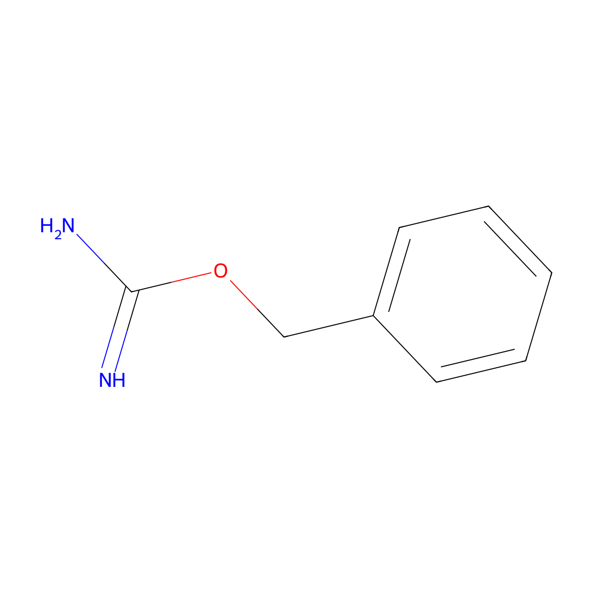 Benzyl imidocarbamate molecular structure, CAS 57536-19-3