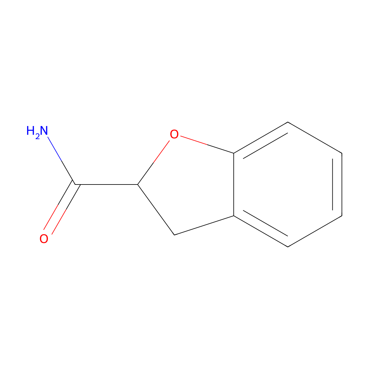 2,3-Dihydrobenzo[b]furan-2-carboxamide molecular structure, CAS 57537-75-4