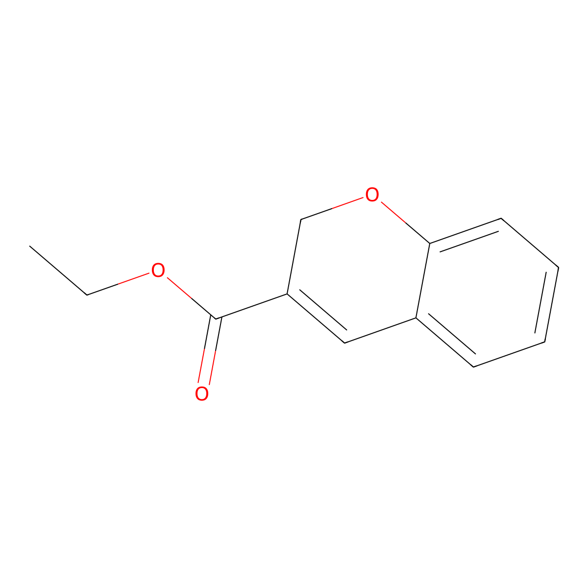 ethyl 2H-chromene-3-carboxylate molecular structure, CAS 57543-58-5