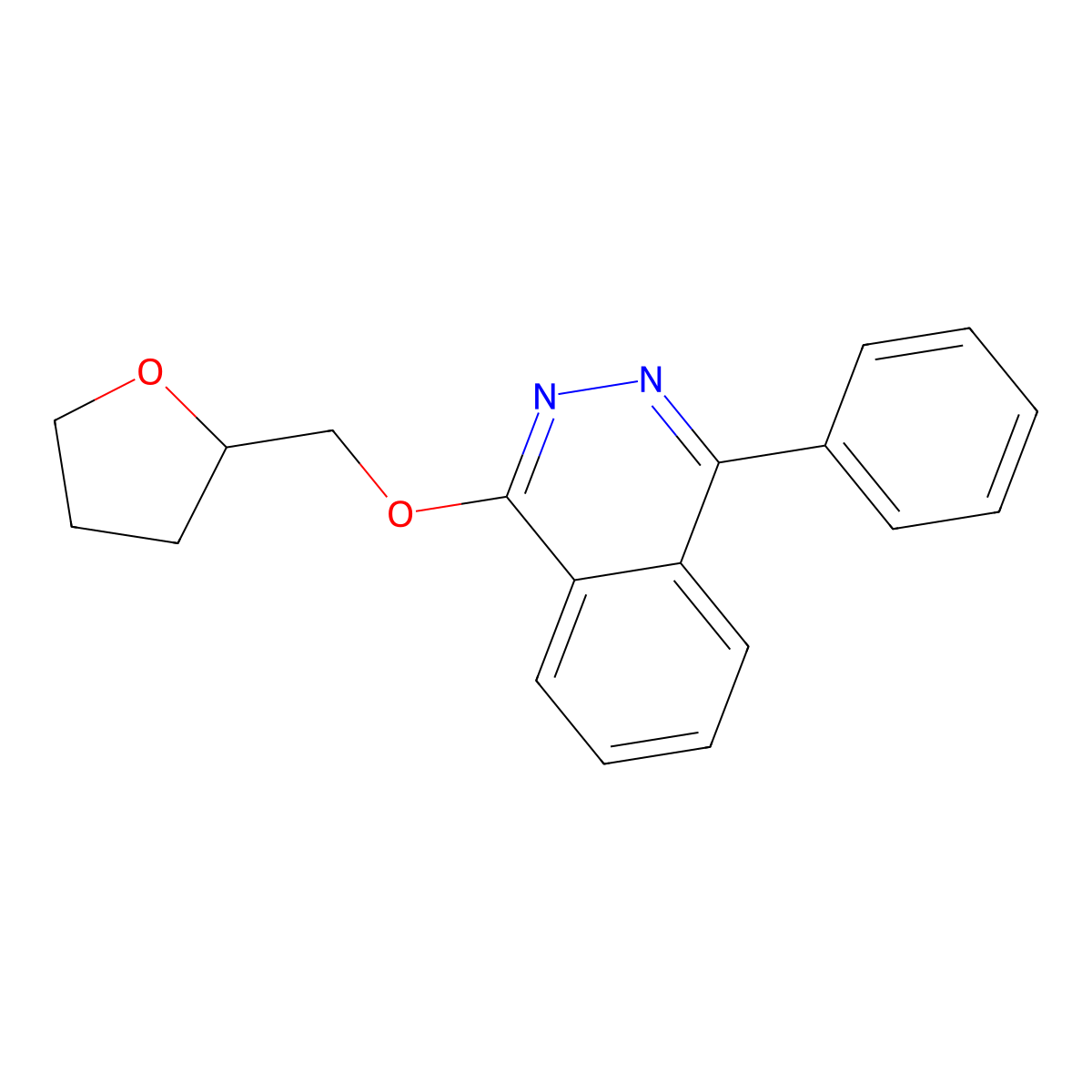 1-(Oxolan-2-ylmethoxy)-4-phenylphthalazine molecular structure, CAS 575463-58-0