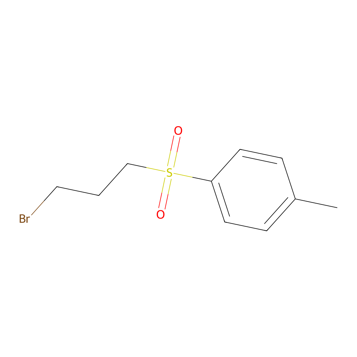 1-[(3-Bromopropyl)sulfonyl]-4-methylbenzene molecular structure, CAS 5755-77-1
