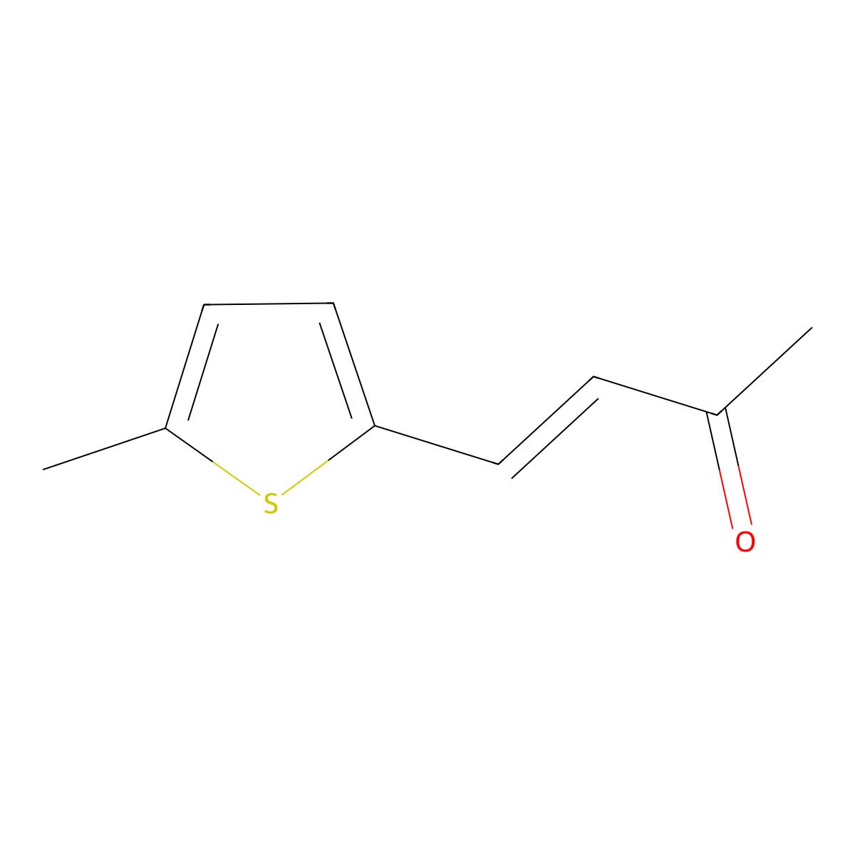 4-(5-Methylthiophen-2-yl)but-3-en-2-one molecular structure, CAS 57558-97-1