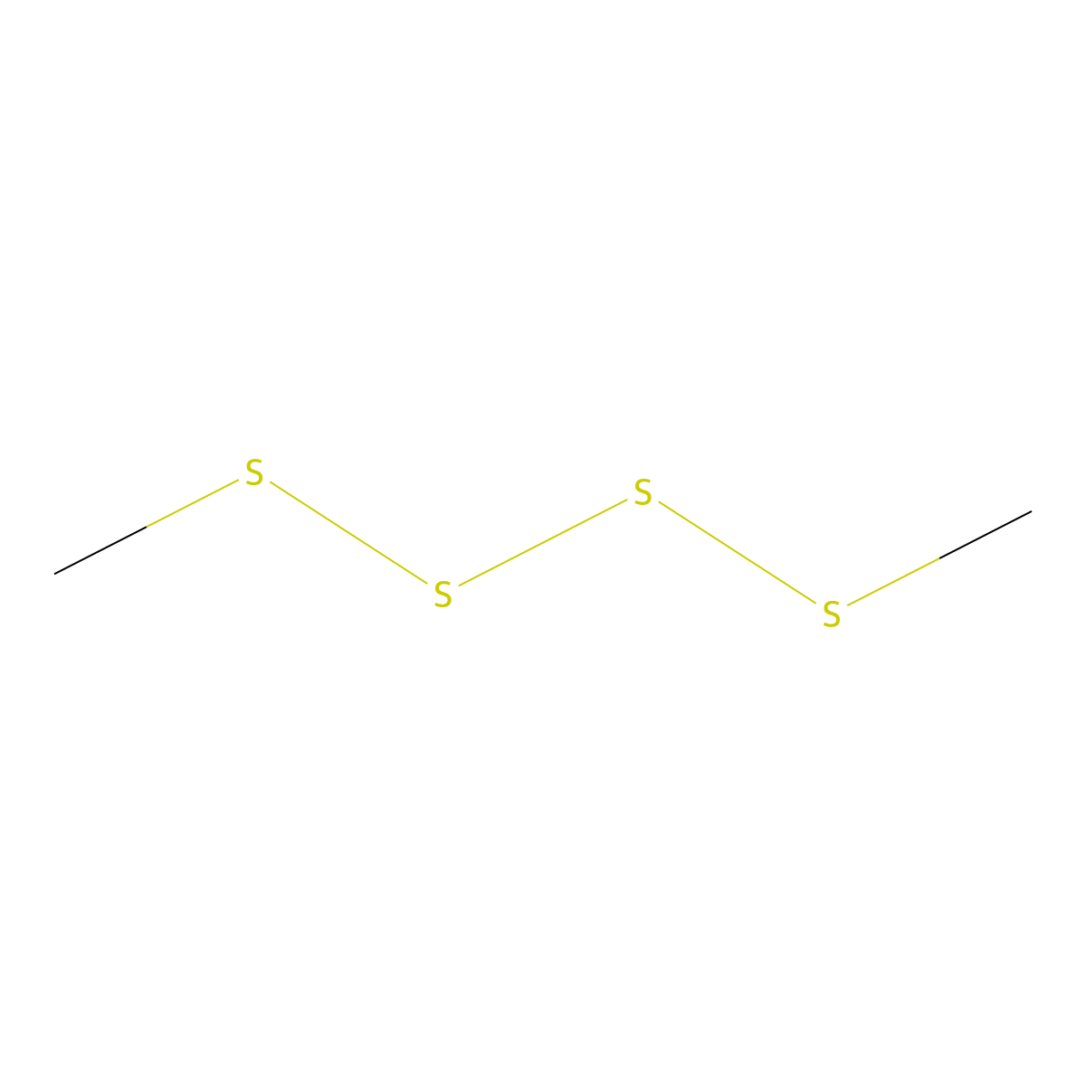 Dimethyl tetrasulfide molecular structure, CAS 5756-24-1