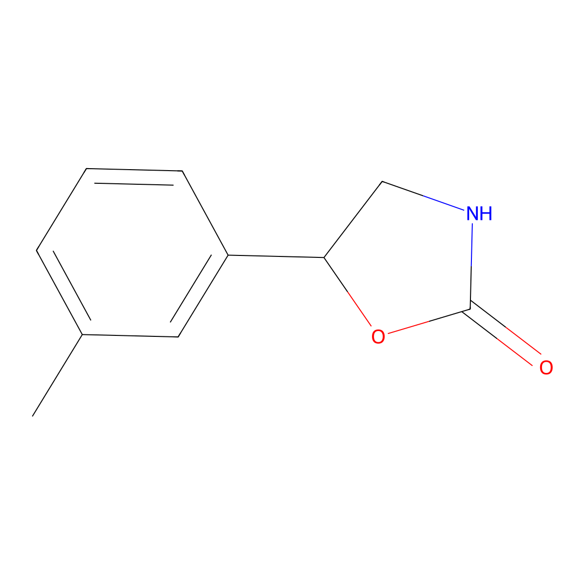 5-(3-Methylphenyl)-1,3-oxazolidin-2-one molecular structure, CAS 57560-61-9