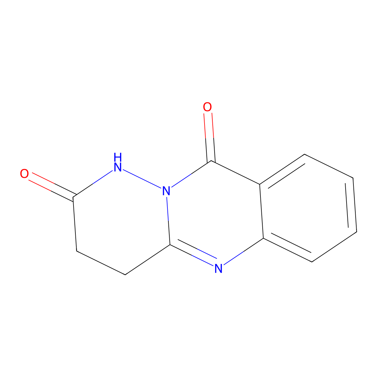 3,4-dihydro-1H-pyridazino[6,1-b]quinazoline-2,10-dione molecular structure, CAS 57560-84-6