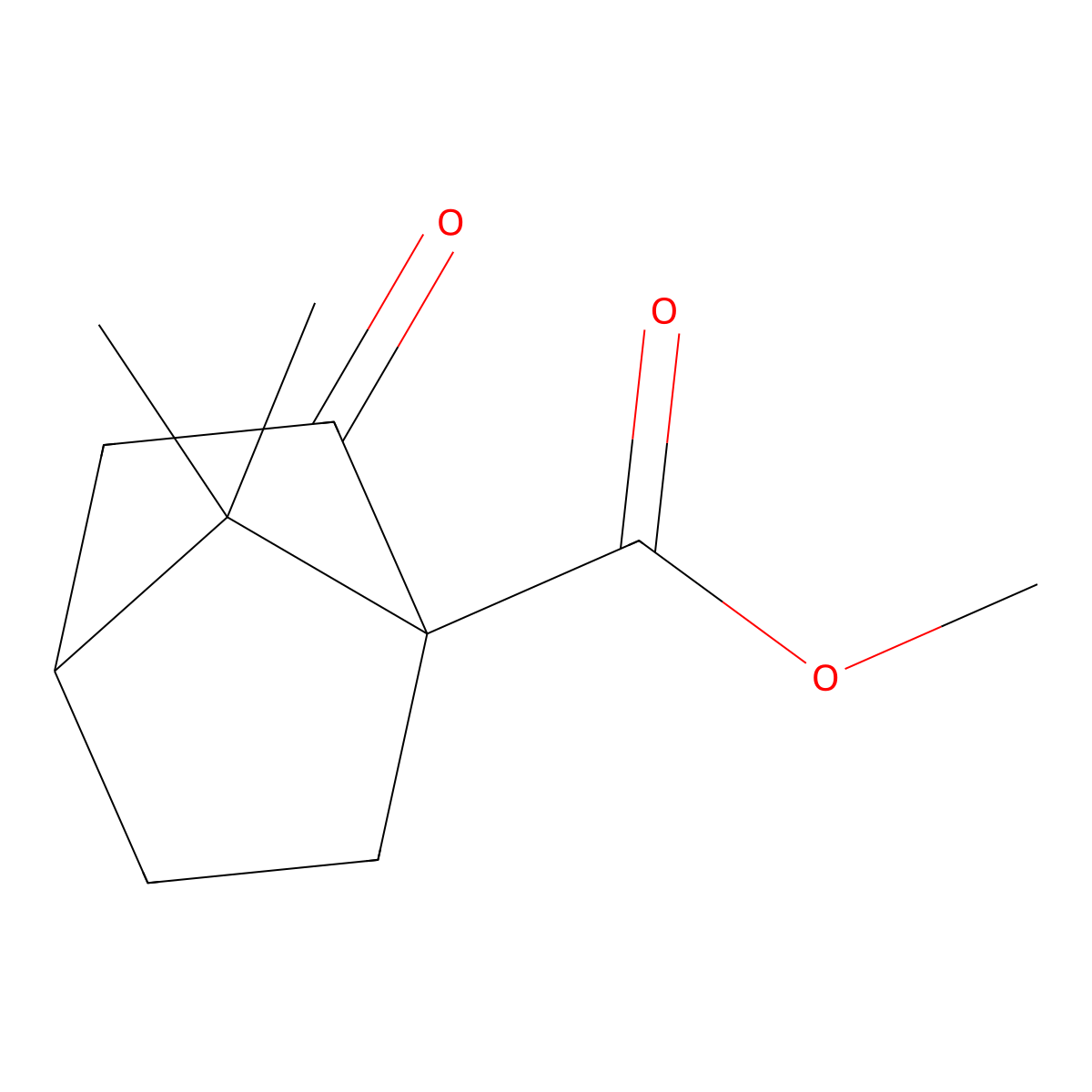 Methyl 7,7-dimethyl-2-oxobicyclo[2.2.1]heptane-1-carboxylate molecular structure, CAS 57566-30-0