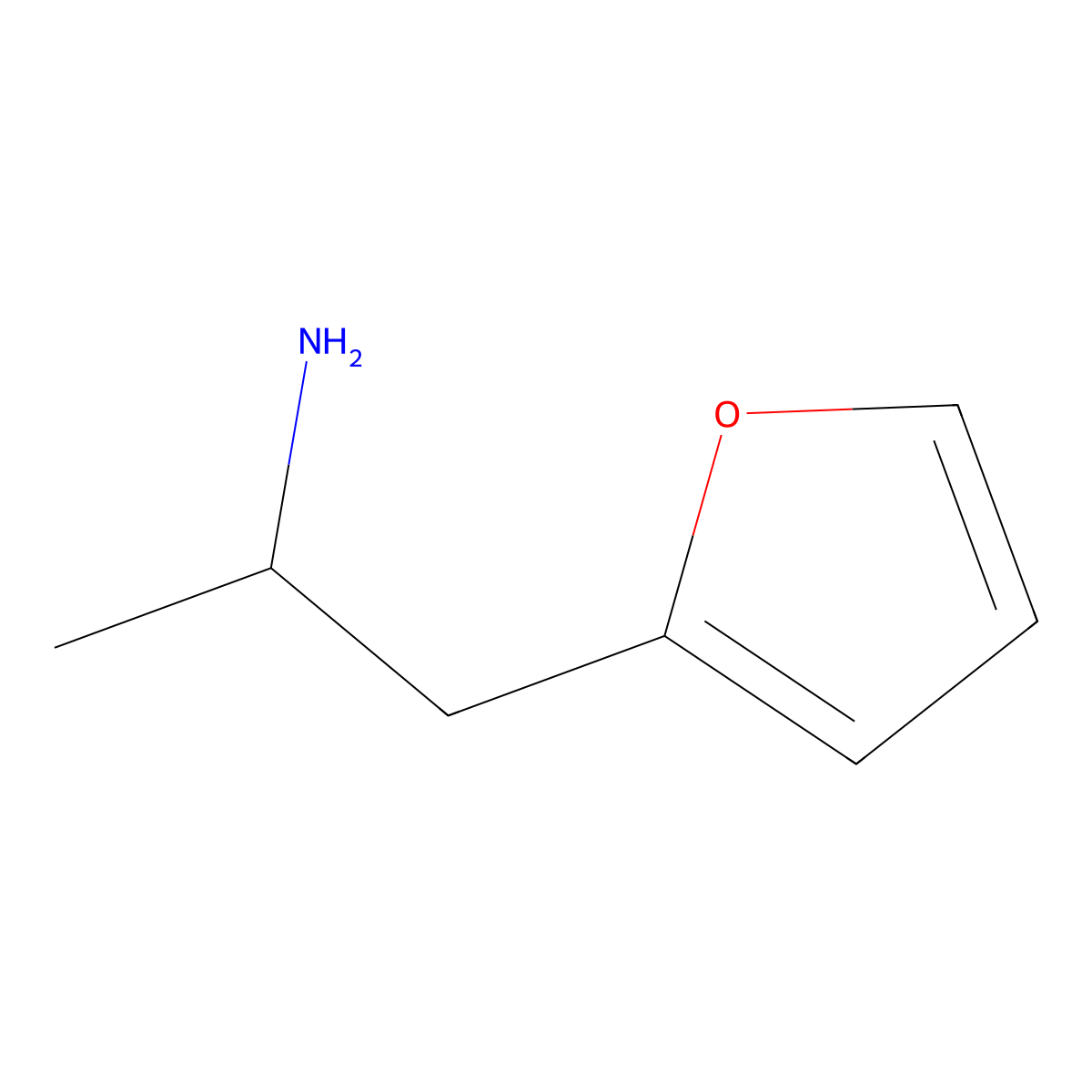 1-(Furan-2-yl)propan-2-amine molecular structure, CAS 57580-64-0