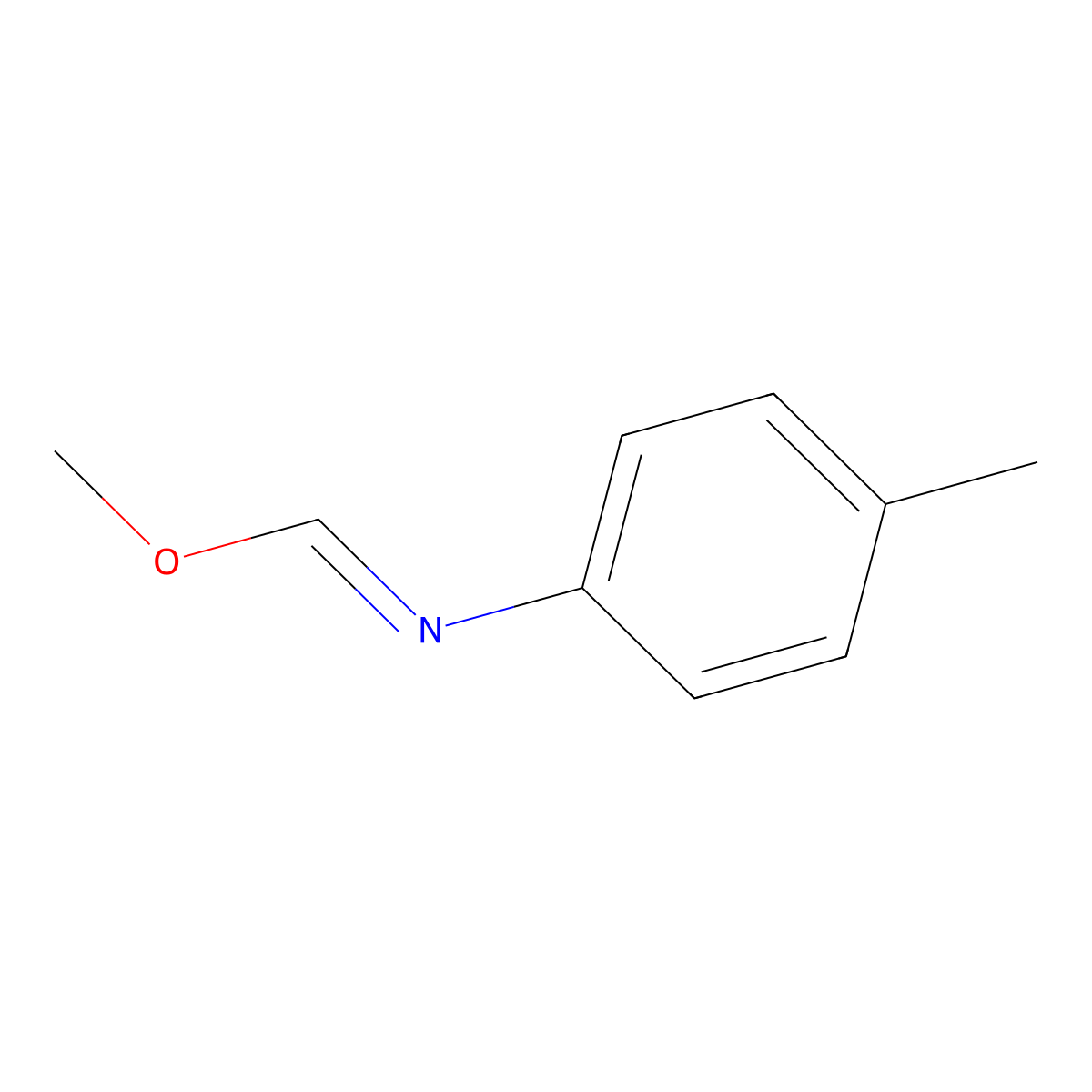 Methyl N-(4-methylphenyl)methanimidate molecular structure, CAS 57585-32-7