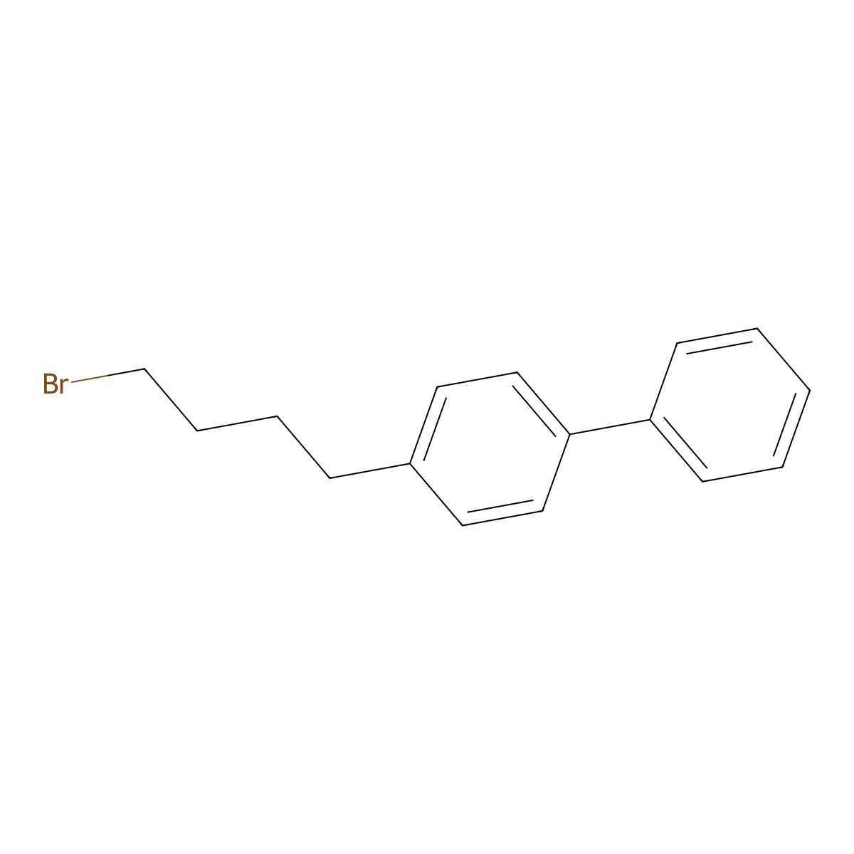 4-(4-Bromobutyl)-1,1'-biphenyl molecular structure, CAS 57592-50-4