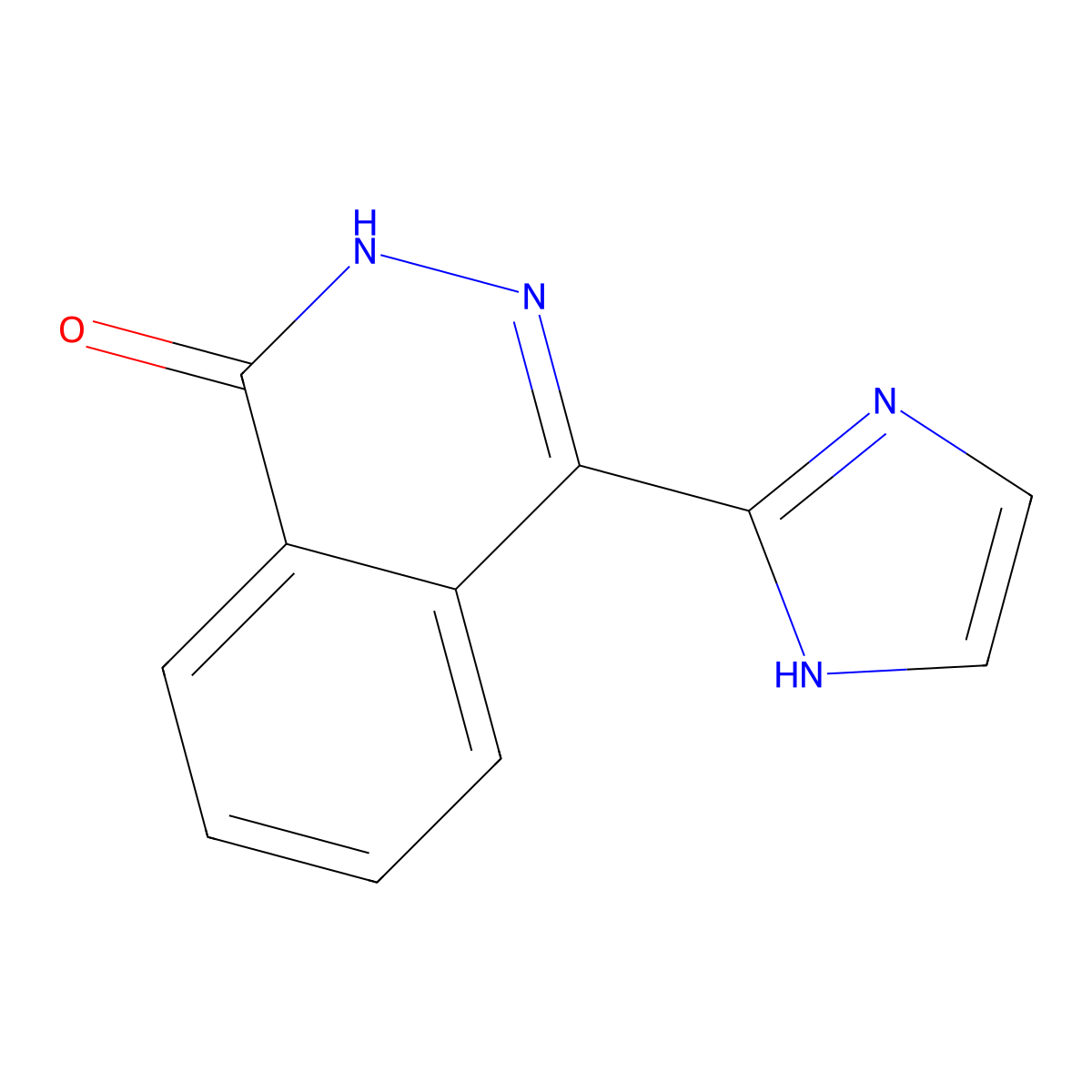 4-(1H-imidazol-2-yl)phthalazin-1(2H)-one molecular structure, CAS 57594-20-4