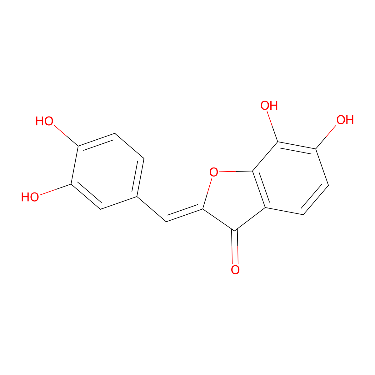 Maritimetin molecular structure, CAS 576-02-3