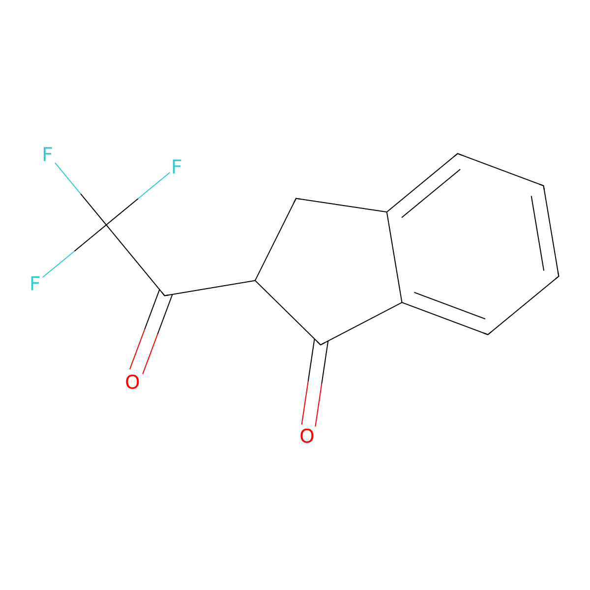 2-(Trifluoroacetyl)indan-1-one molecular structure, CAS 576-12-5