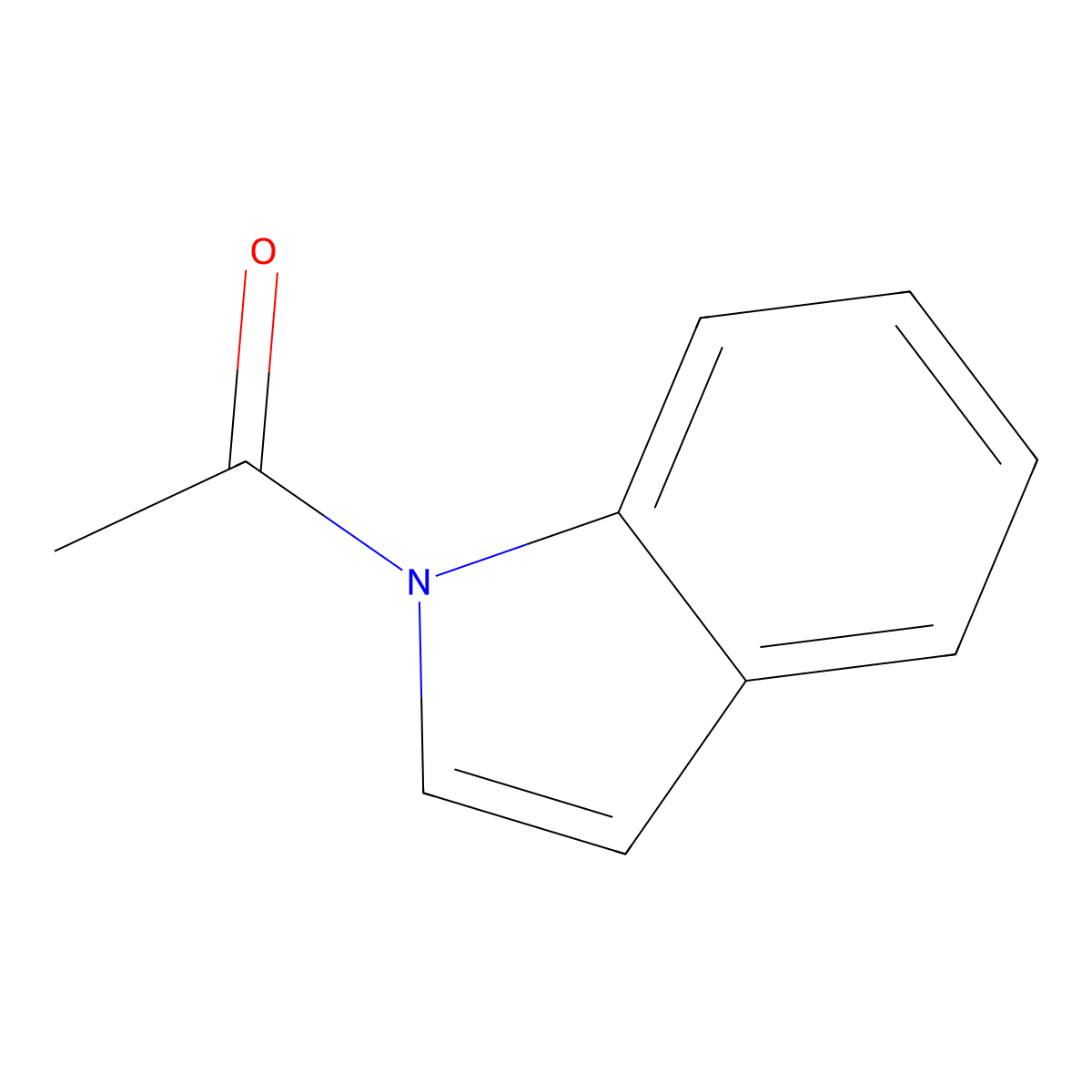 Ethanone, 1-(1H-indol-1-yl)- molecular structure, CAS 576-15-8