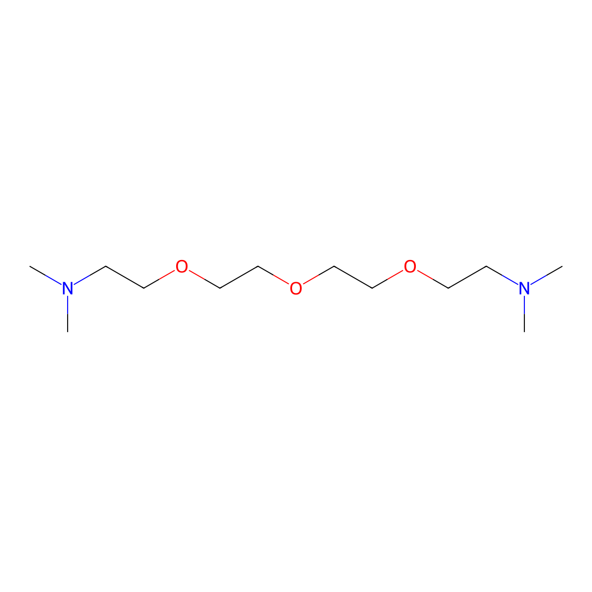 [2-(2-{2-[2-(Dimethylamino)ethoxy]ethoxy}ethoxy)ethyl]dimethylamine molecular structure, CAS 57602-06-9