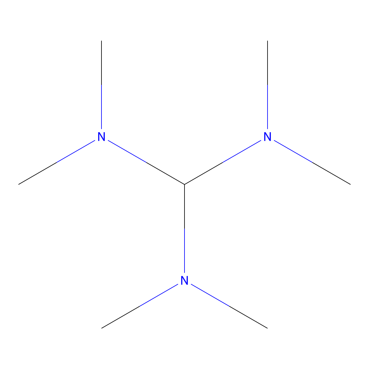 N,N,N',N',N'',N''-Hexamethylmethanetriamine molecular structure, CAS 5762-56-1