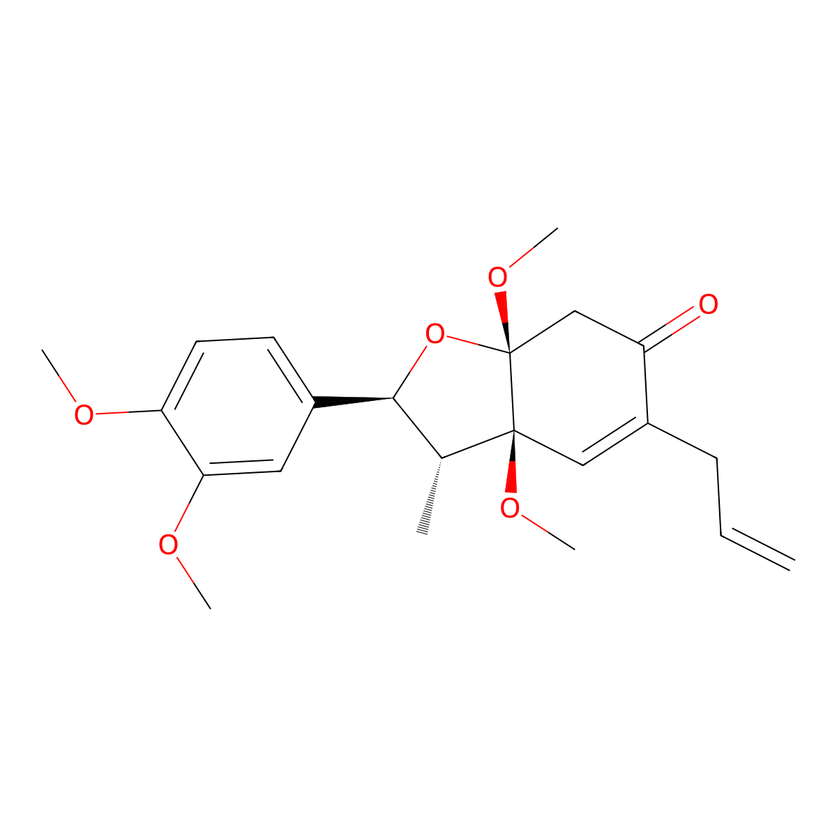 Piperenone molecular structure, CAS 57625-31-7