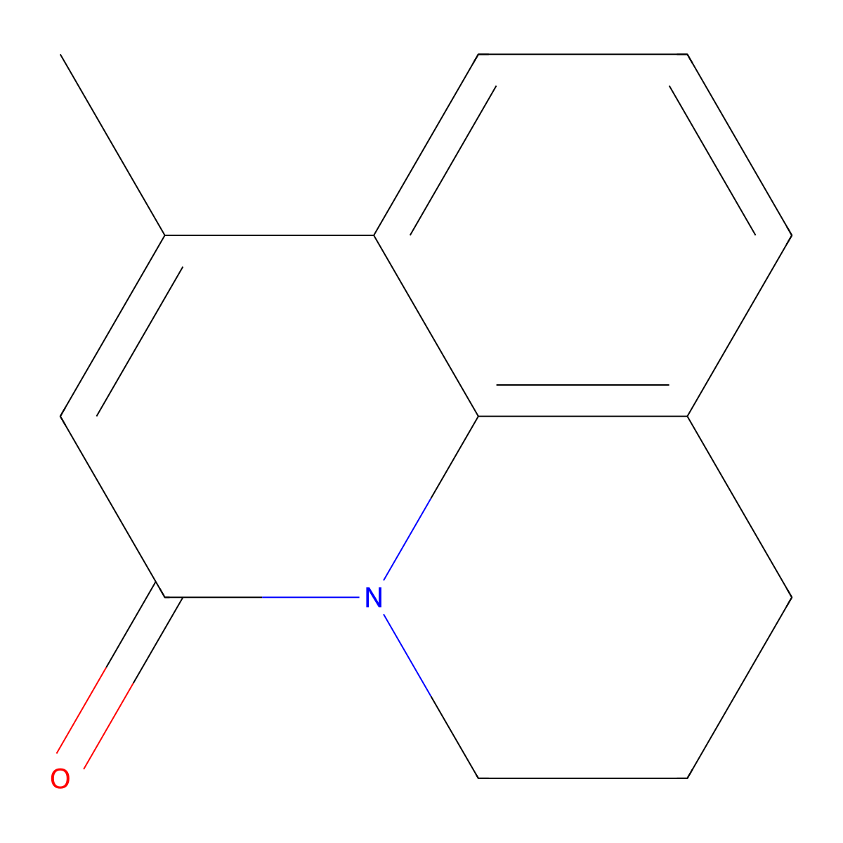 1-Methyl-6,7-dihydropyrido[3,2,1-ij]quinolin-3(5H)-one molecular structure, CAS 57625-58-8