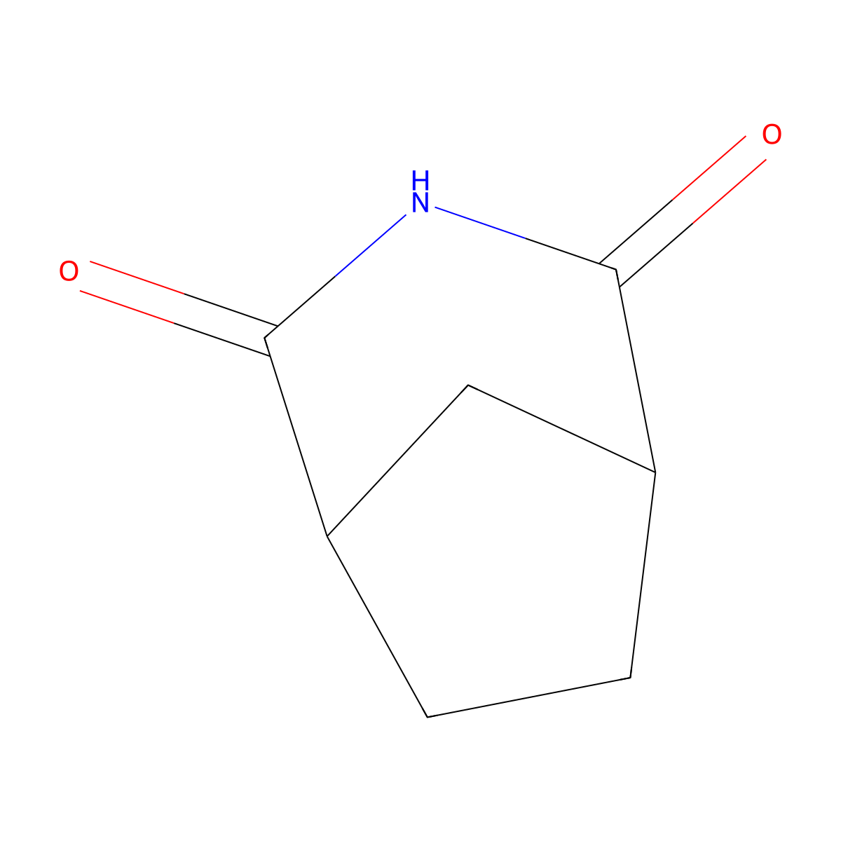 3-Azabicyclo[3.2.1]octane-2,4-dione molecular structure, CAS 5763-45-1