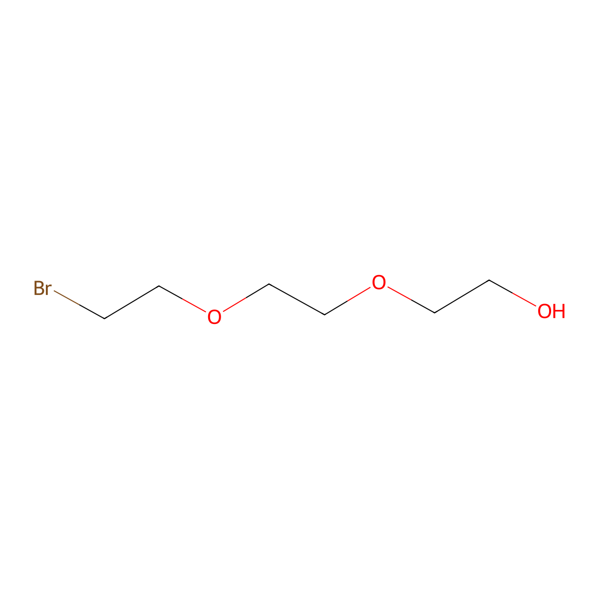 Bromo-PEG3-alcohol molecular structure, CAS 57641-67-5