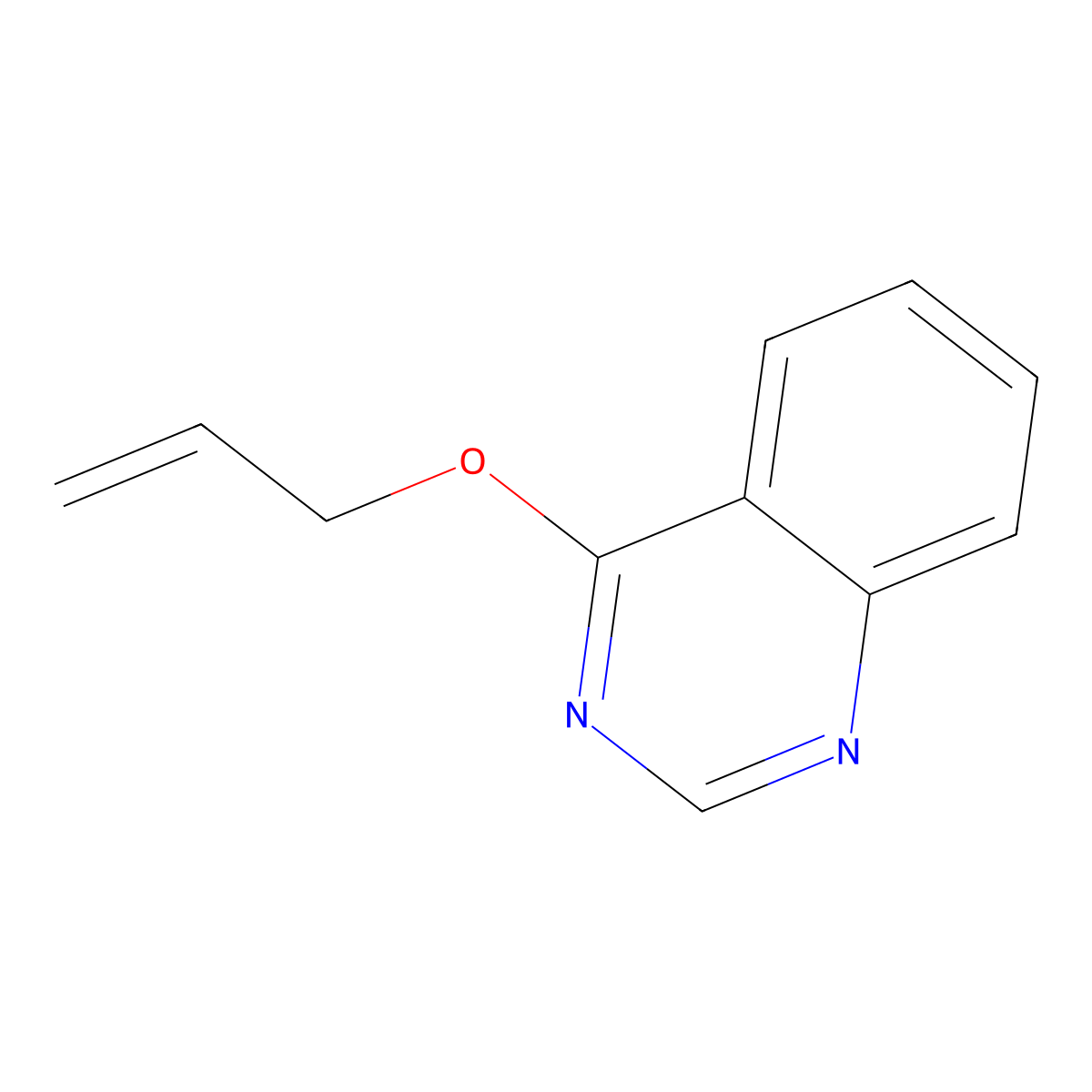 4-(Prop-2-en-1-yloxy)quinazoline molecular structure, CAS 57643-75-1