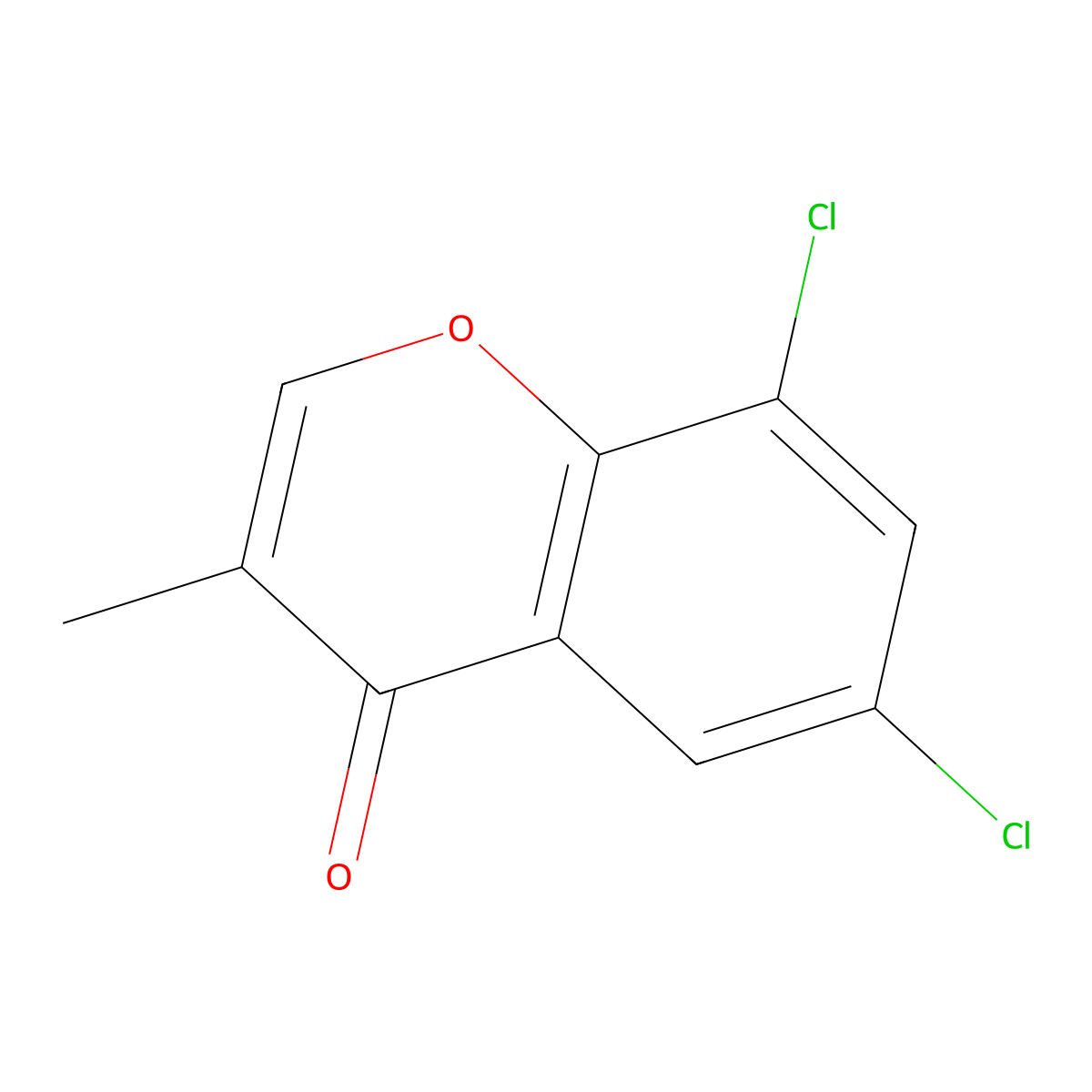 6,8-Dichloro-3-methylchromone molecular structure, CAS 57645-95-1