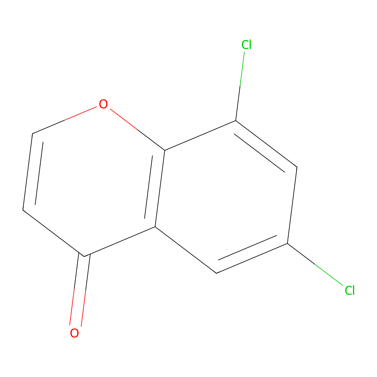 6,8-Dichloro-4H-chromen-4-one molecular structure, CAS 57645-97-3