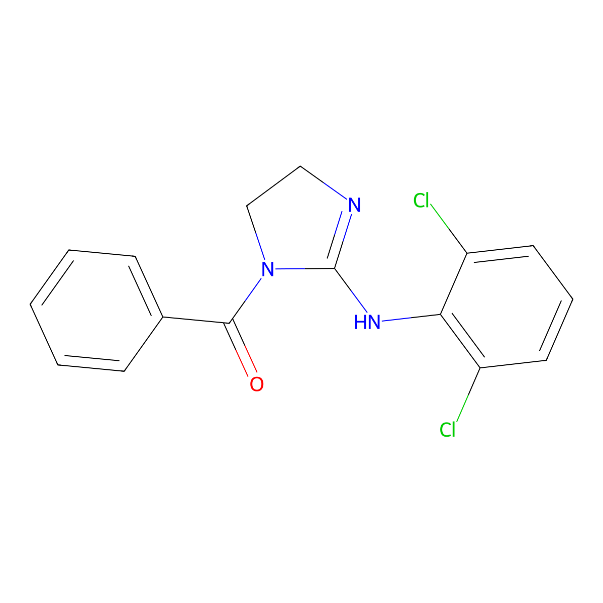 Benclonidine molecular structure, CAS 57647-79-7