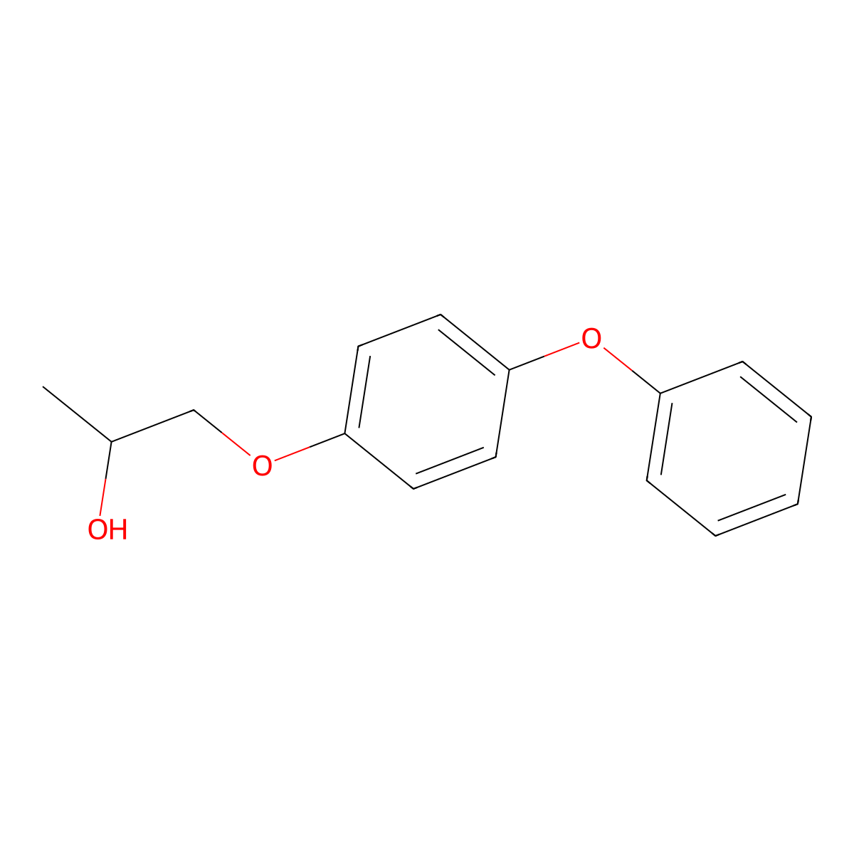 1-(4-Phenoxyphenoxy)propan-2-ol molecular structure, CAS 57650-78-9