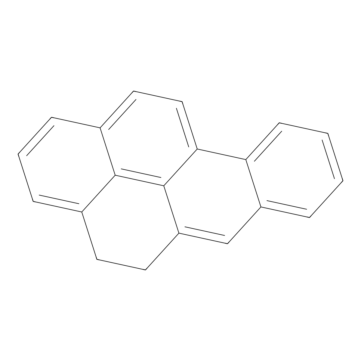 4,5-Dihydrobenzo(a)pyrene molecular structure, CAS 57652-66-1