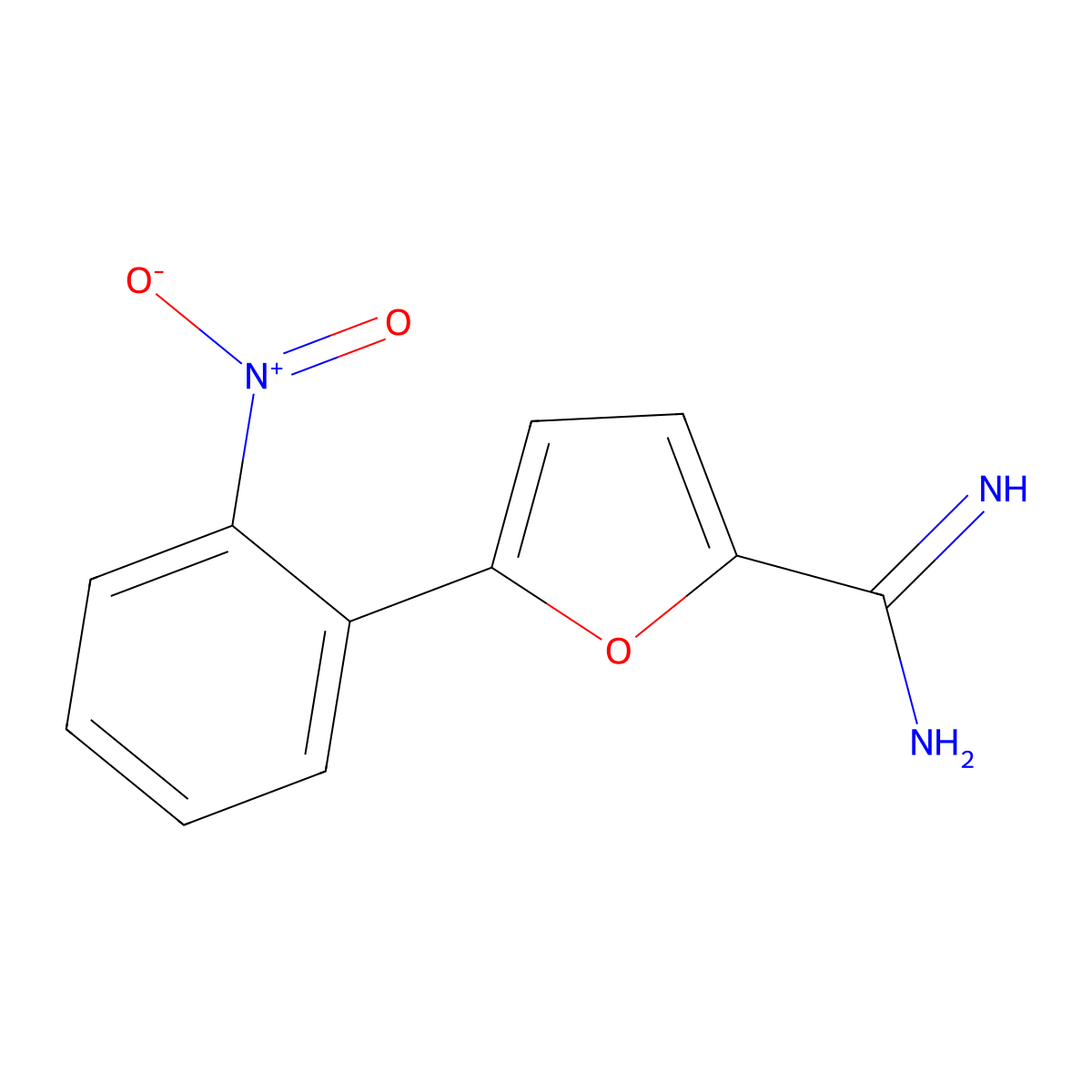 Nitrafudam molecular structure, CAS 57666-60-1