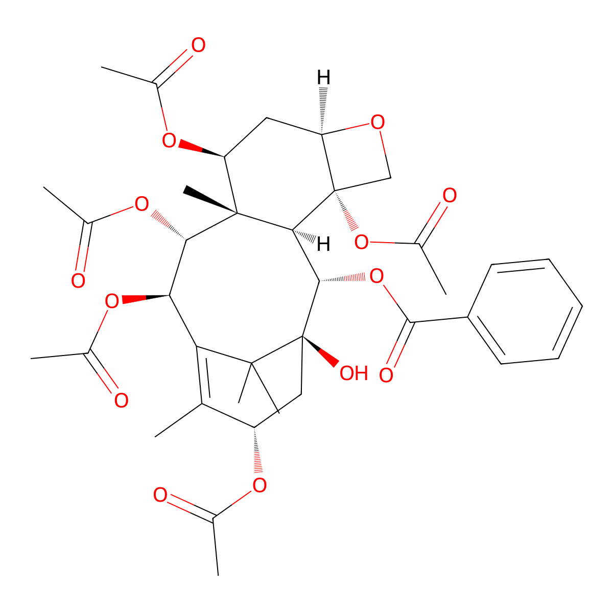 Baccatin VI molecular structure, CAS 57672-79-4