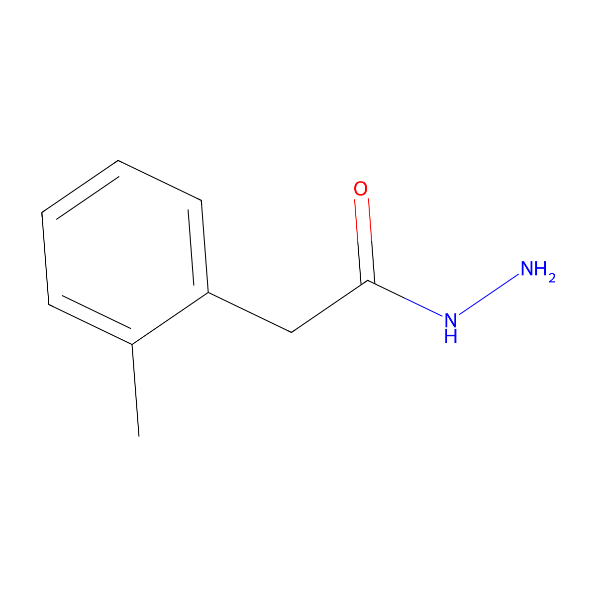 2-(2-Methylphenyl)acetohydrazide molecular structure, CAS 57676-52-5