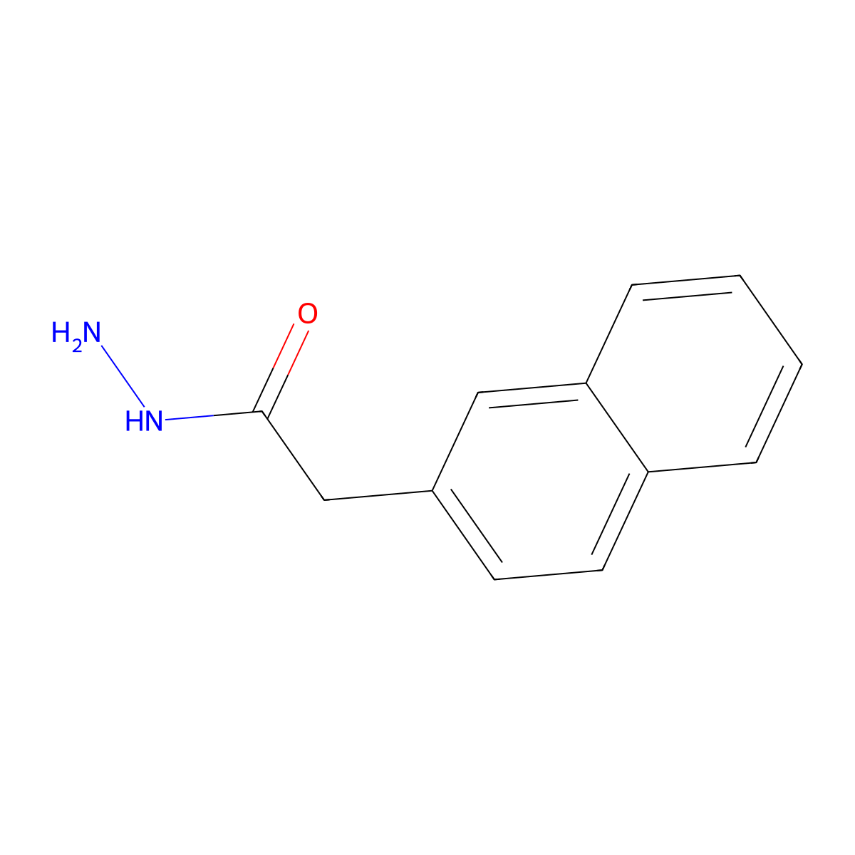 2-(Naphthalen-2-yl)acetohydrazide molecular structure, CAS 57676-55-8