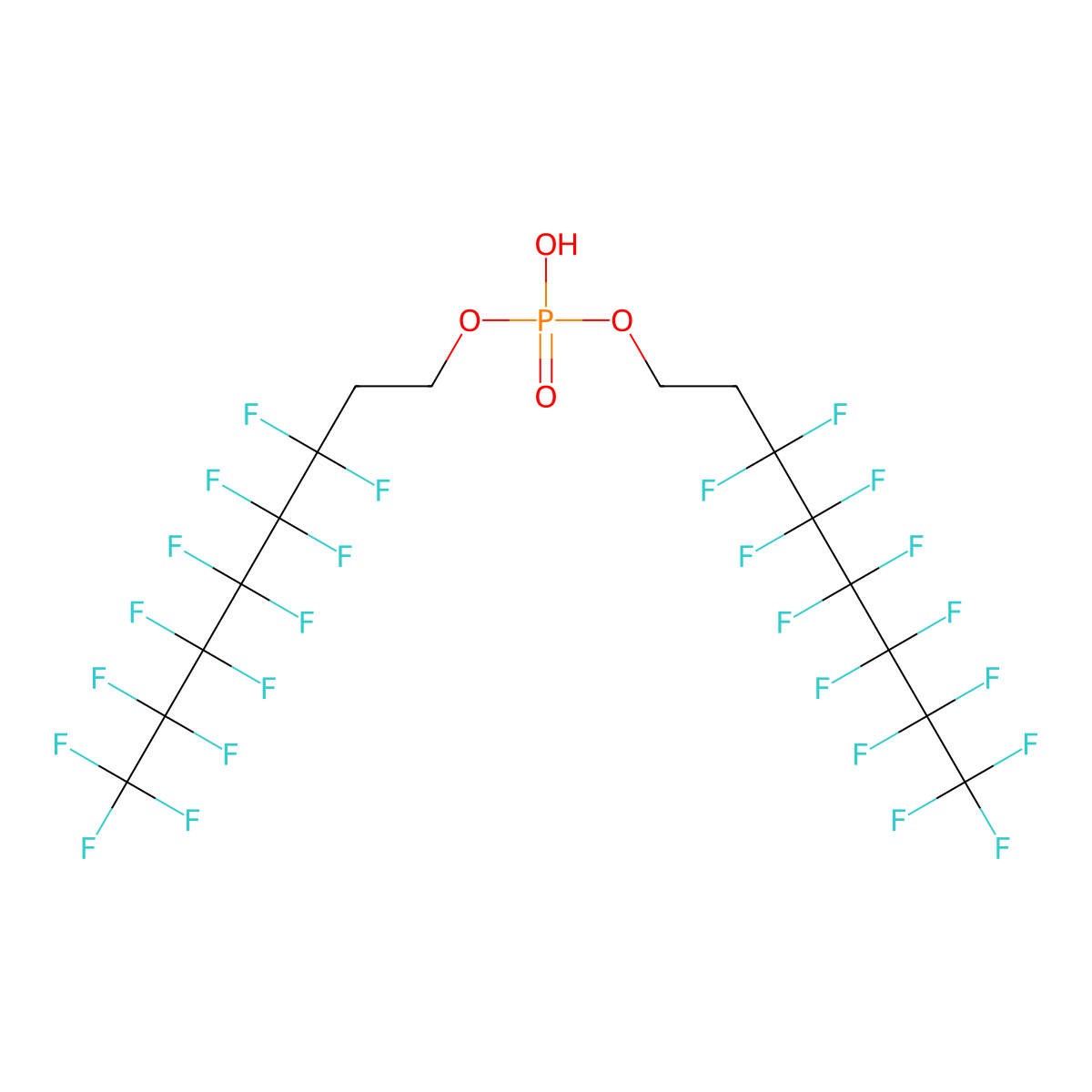 6:2 diPAP molecular structure, CAS 57677-95-9