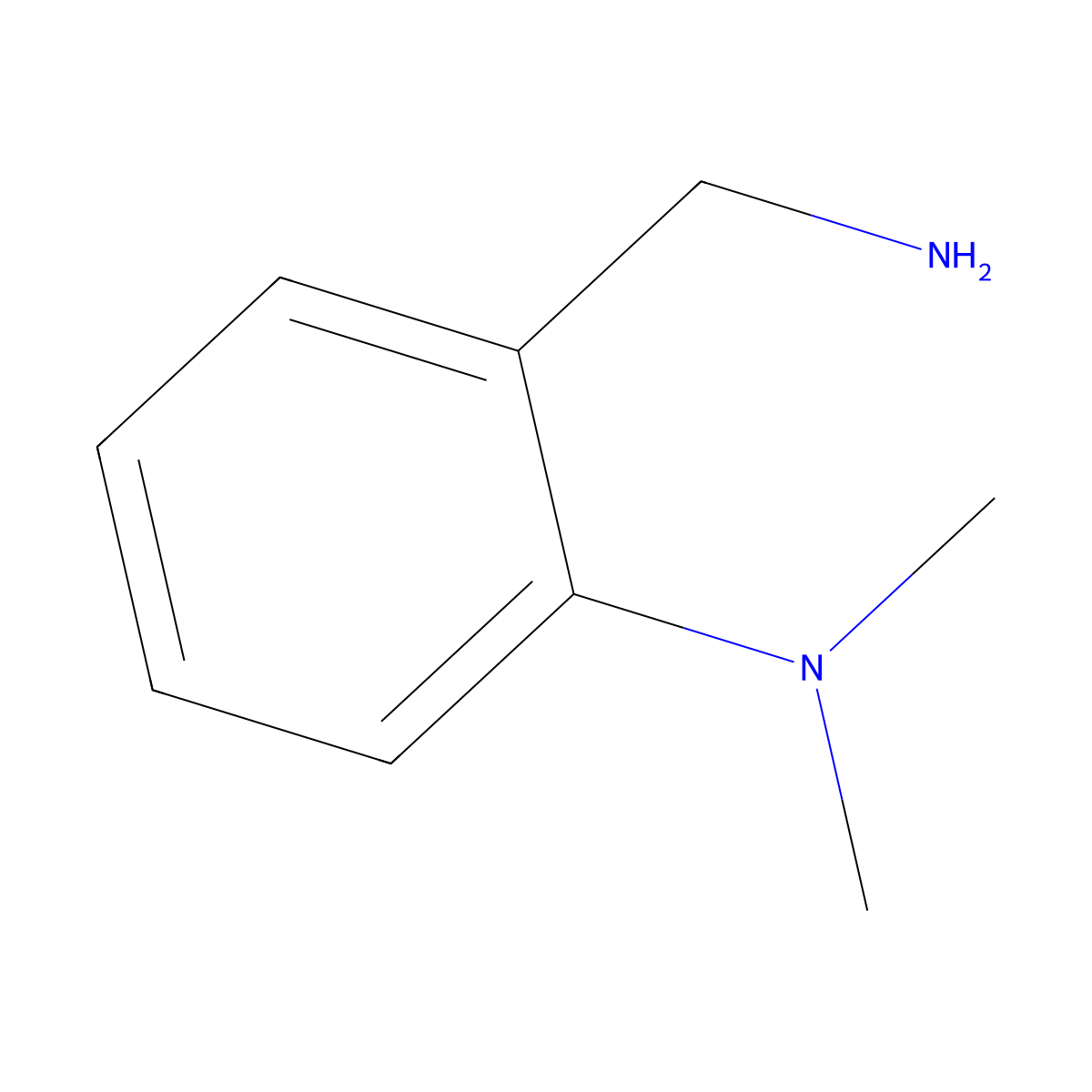 N-(2-Aminomethyl)phenyl)-N,N-dimethylamine molecular structure, CAS 57678-45-2