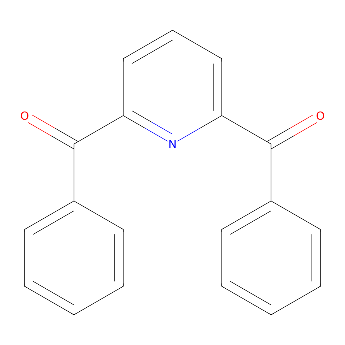 2,6-Dibenzoylpyridine molecular structure, CAS 5768-24-1