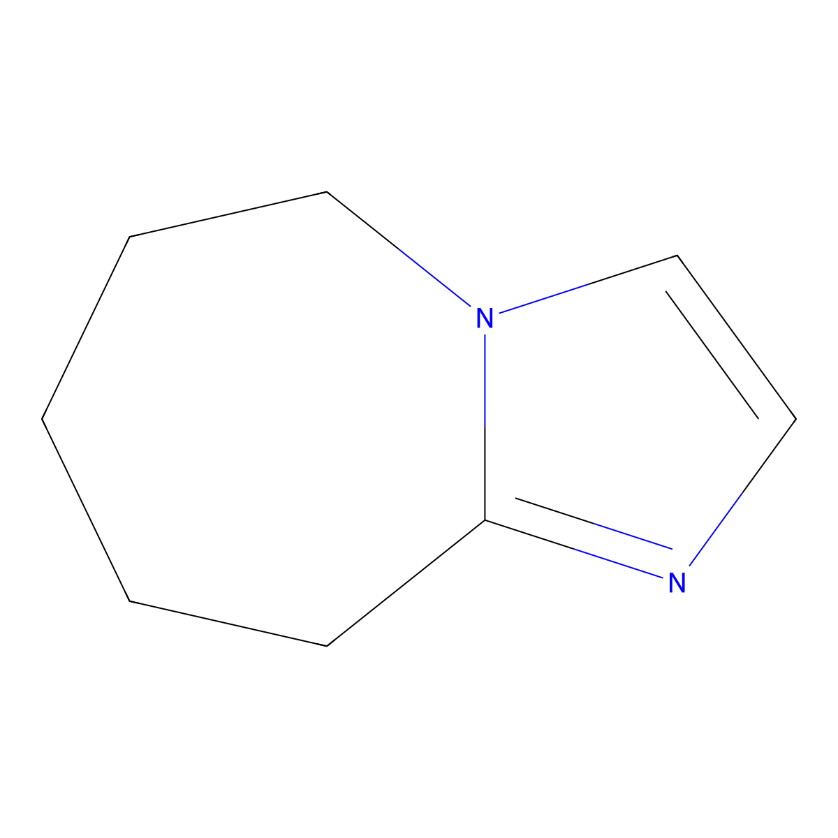 6,7,8,9-Tetrahydro-5H-imidazo[1,2-a]azepine molecular structure, CAS 5768-55-8