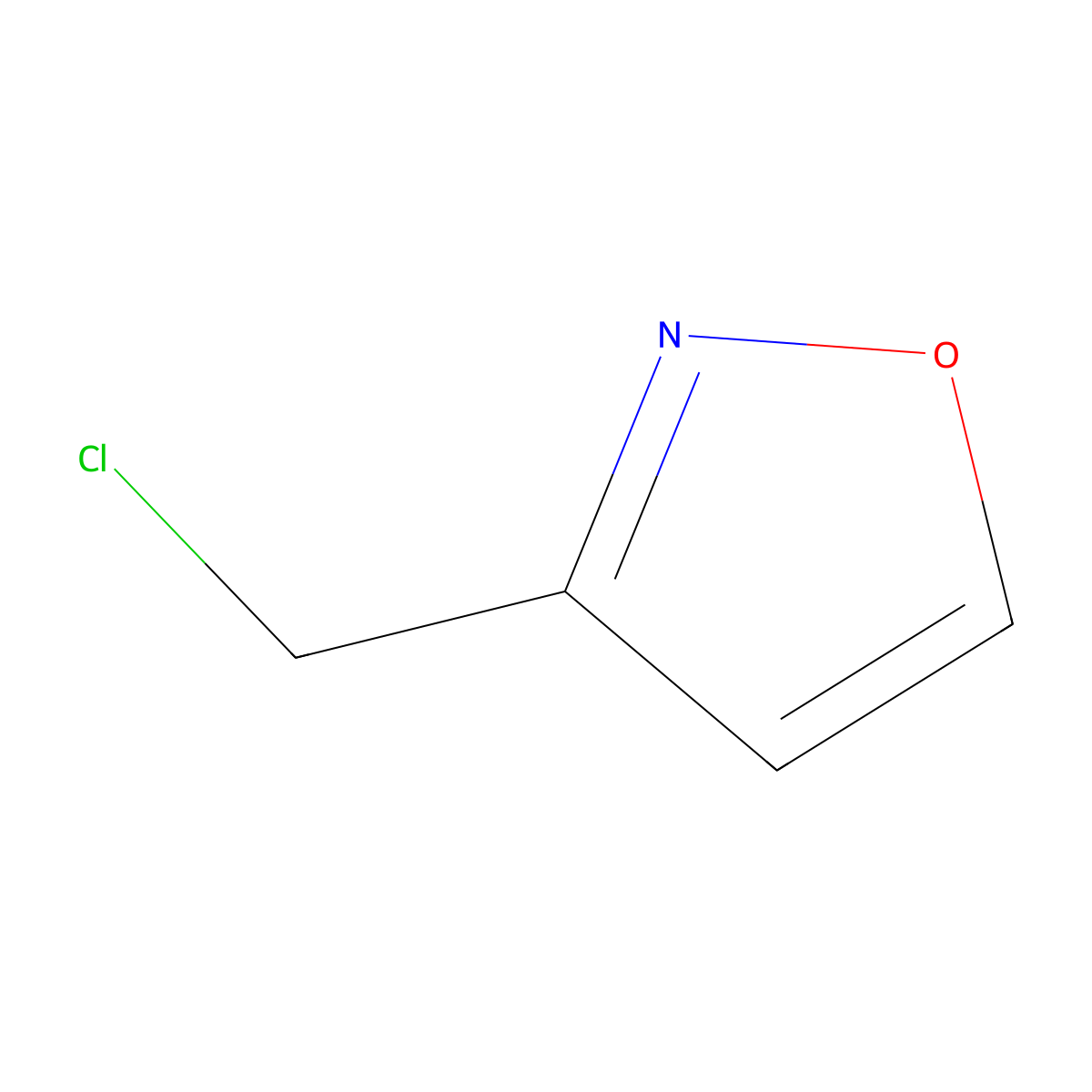 3-(Chloromethyl)-1,2-oxazole molecular structure, CAS 57684-71-6