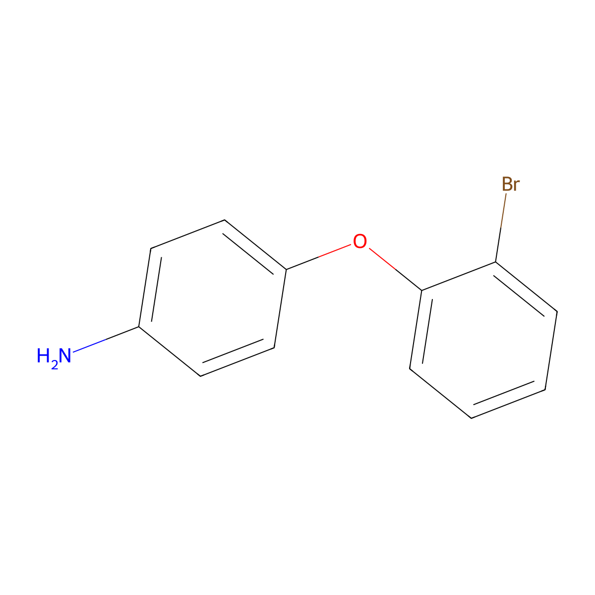 4-(2-Bromophenoxy)aniline molecular structure, CAS 57688-14-9
